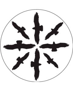 Circling Birds Silhouette 1