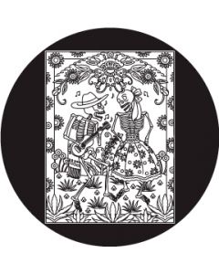 Day of the Dead Dancing Couple