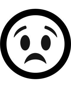 Worried Face Emoji